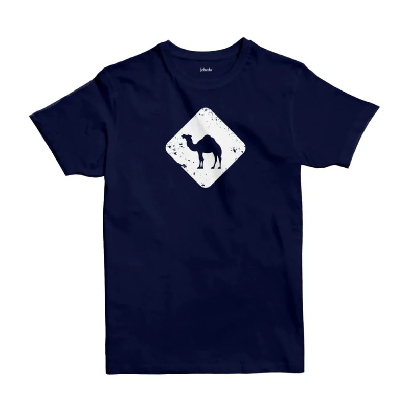 Jobedu Logo T-Shirt - تي-شيرت - Size:Large - Color:Navy Blue